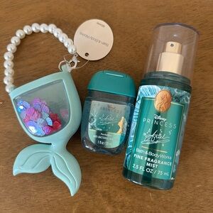 NEW Bath & Body Works Disney Princess ARIEL bundle